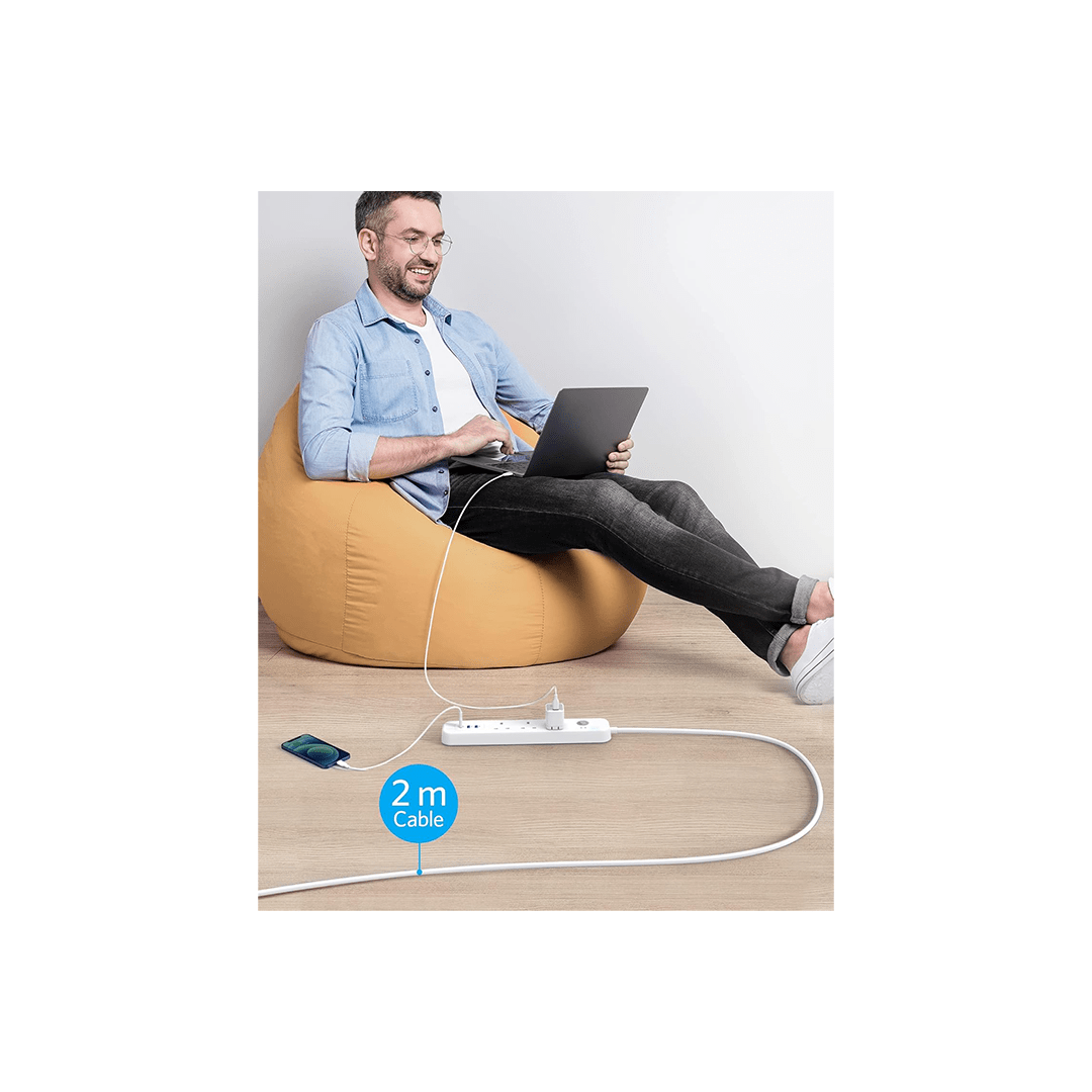 Anker A9136K21 Power Extend 3 Way Extension Strip in Qatar Anker A9136K21 Power Extend 3 Way Extension Strip in Qatar